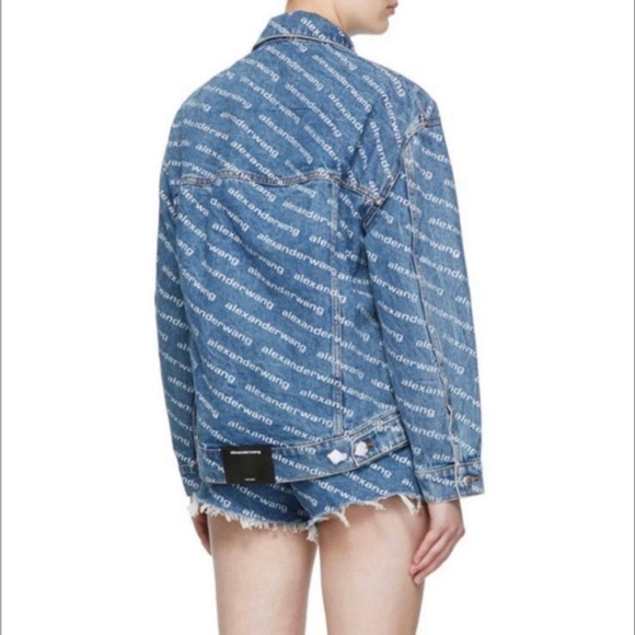 ALEXANDER WANG Blue denim Jacket Size M 
New 
MRSP $525 - Picture 10 of 11
